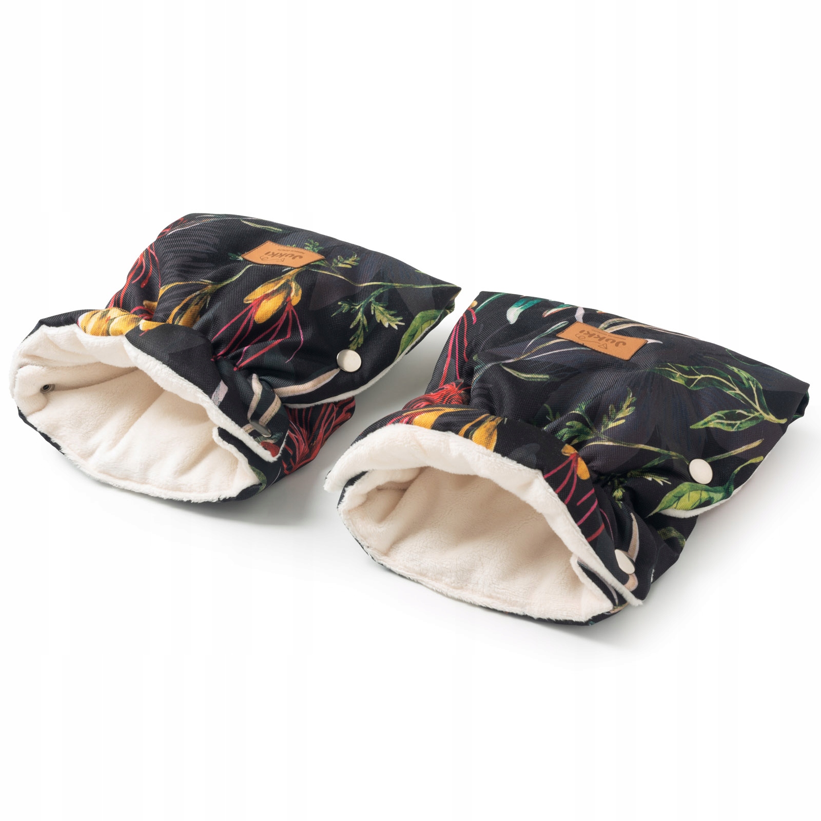 MUFKI RĘKAWICE DO WÓZKA SANEK OCIEPLANE PLUSZ 2szt