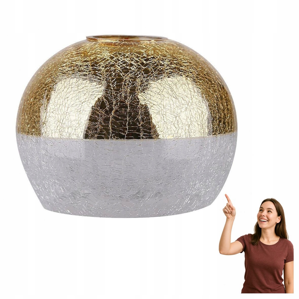 Skleněná clona E27 pro Cromina 71-48332 Candellux