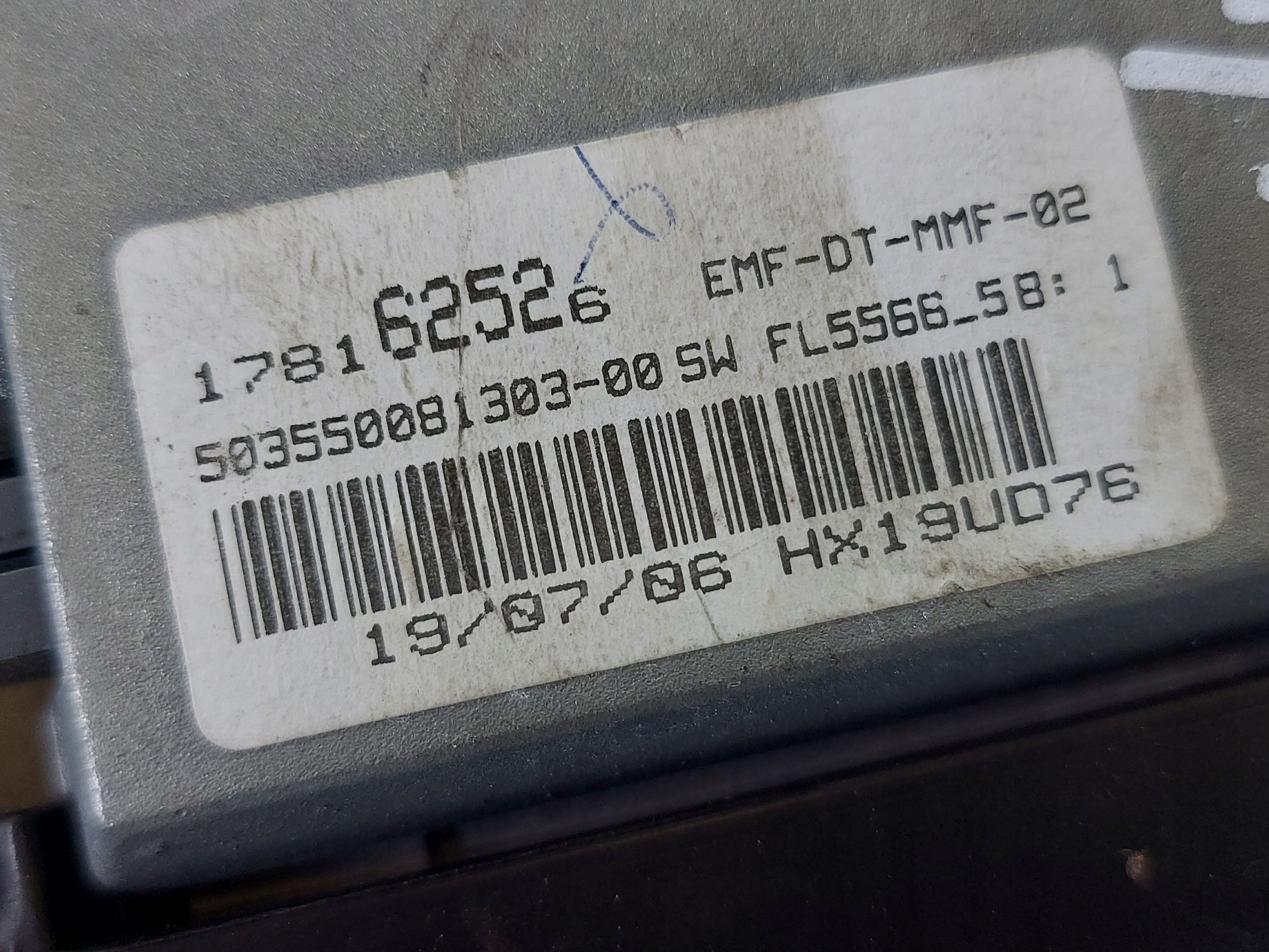 dials clock CITROEN C4 PICASSO 2.0 HDI P9663389080