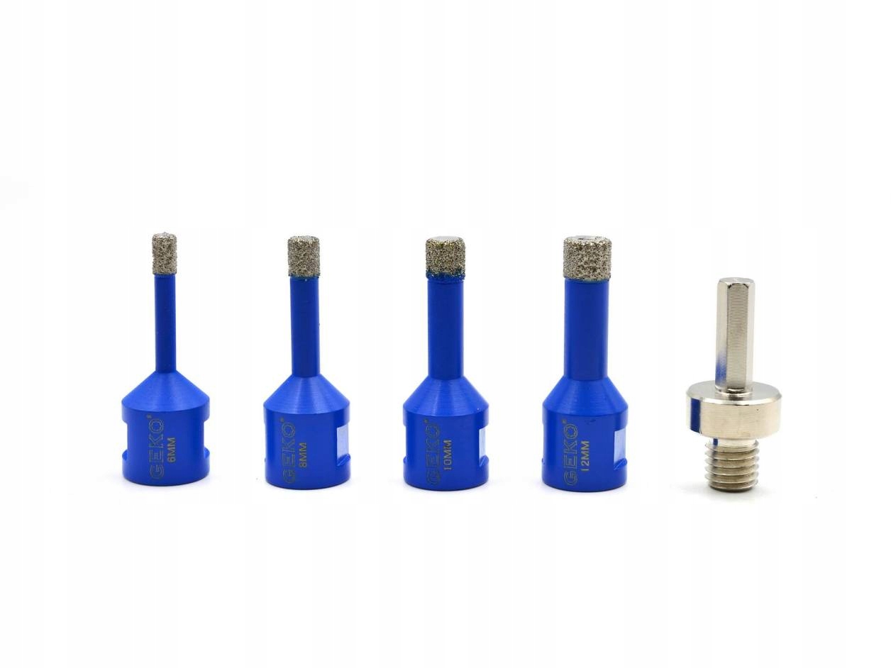 ZESTAW OTWORNIC DIAMENTOWYCH GRESU 5el 6-12mm M14 Marka Geko
