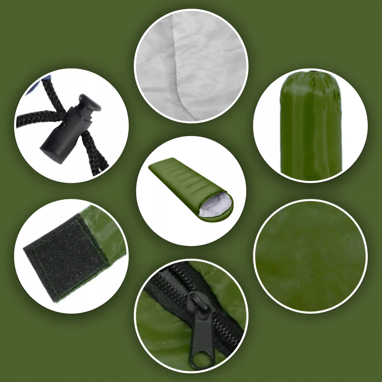 ŚPIWÓR LEKKI TURYSTYCZNY TYPU KOŁDRA Z KAPTUREM CIEPŁY + POKROWIEC 210 cm Marka Trizand