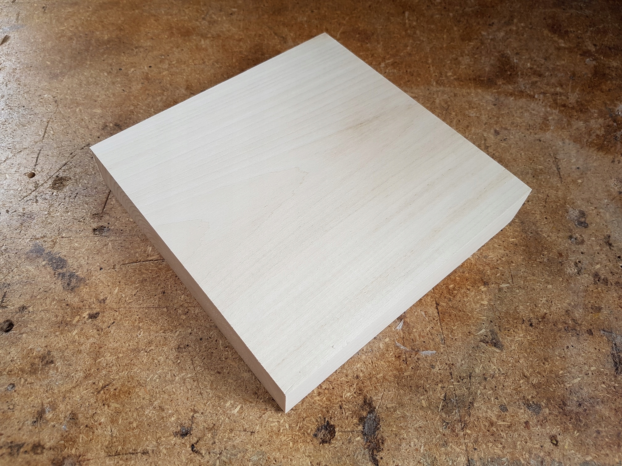Deska lipowa 20x20x3,5 cm. drewno lipowe, klocki.