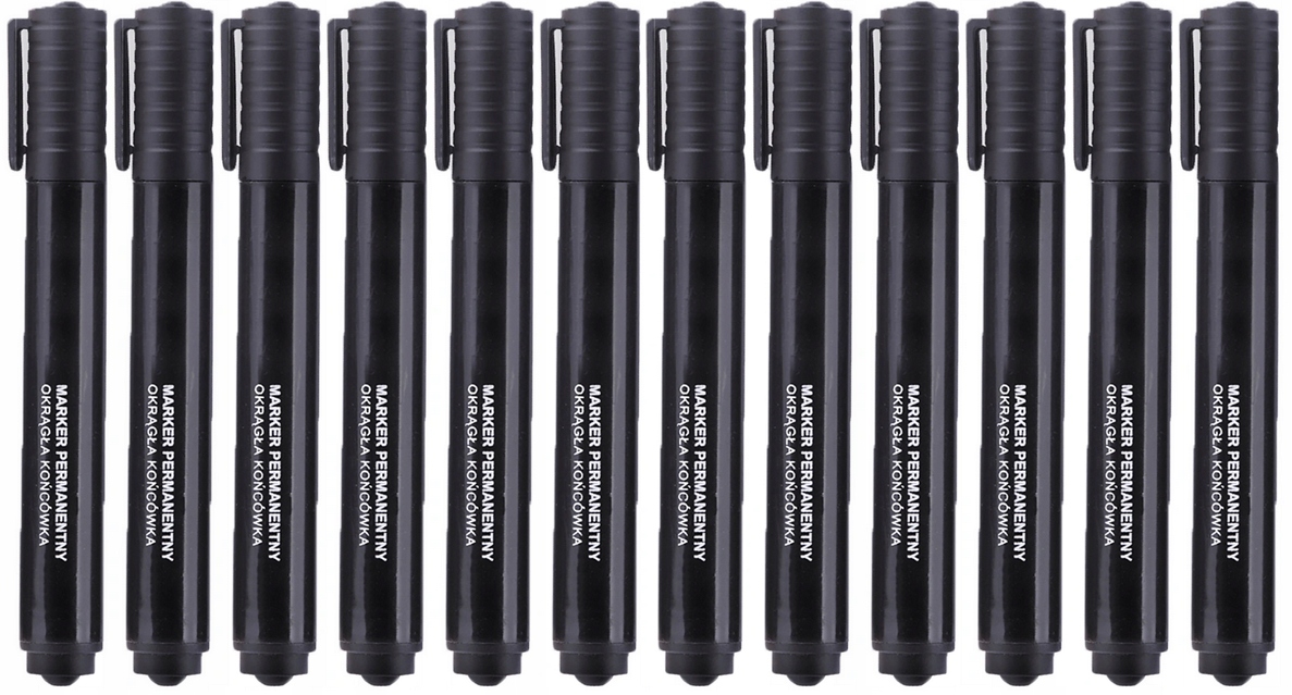 

Marker pisak Okrągły Permanentny Wodoodporny 12szt