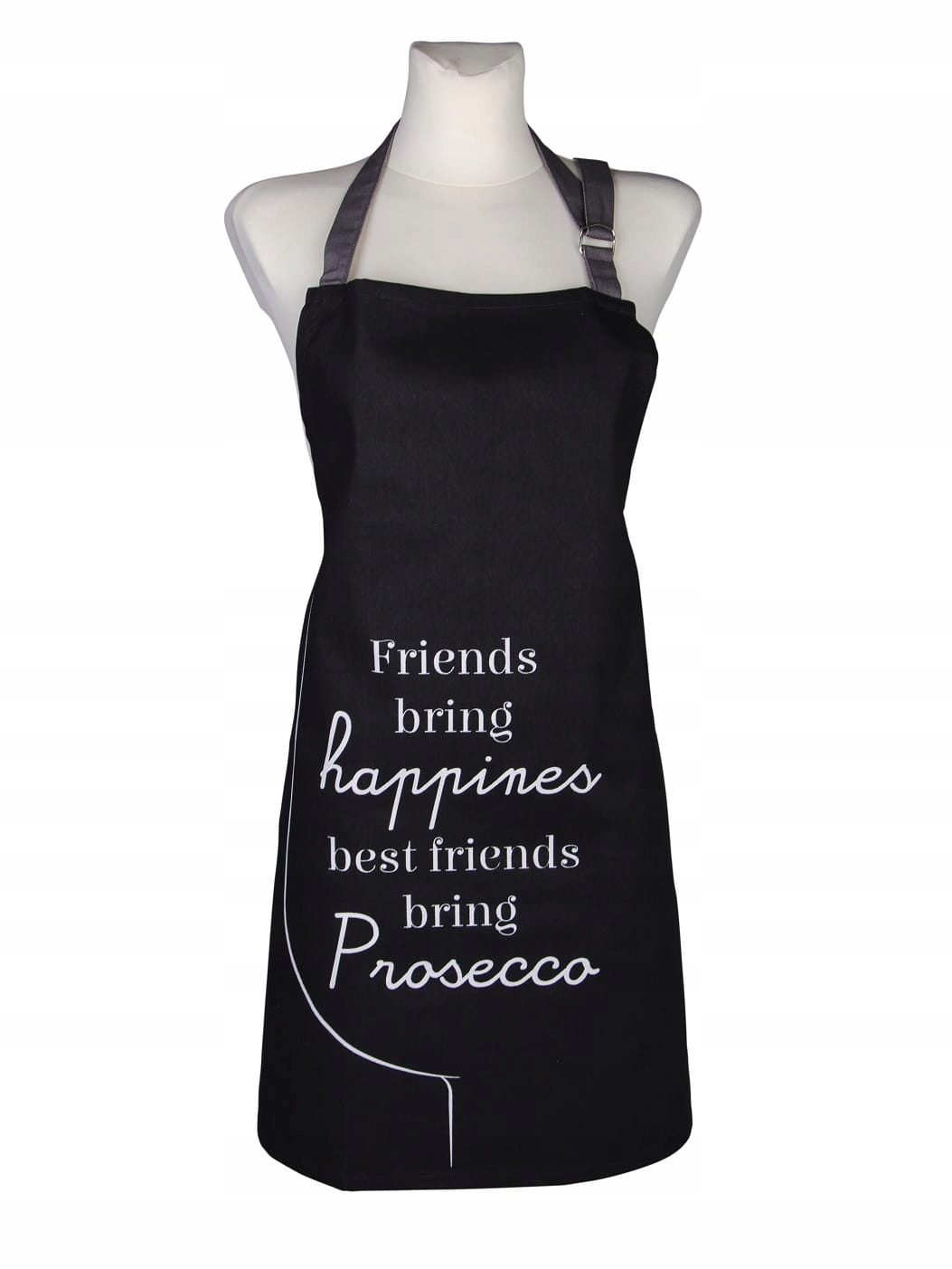 

Czarny Fartuch Kuchenny Prosecco 60X75 CM Essex