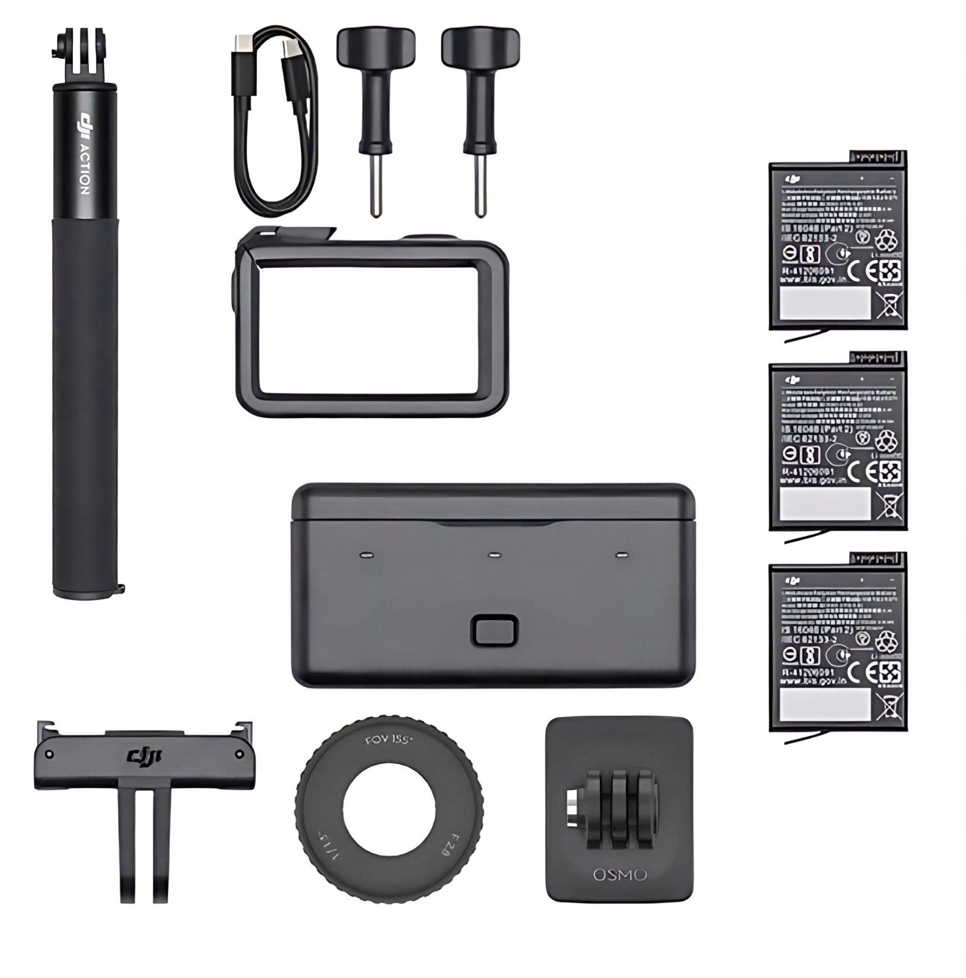 Dji Osmo Action 4 Adventure Combo 4K Uhd Akcesoria