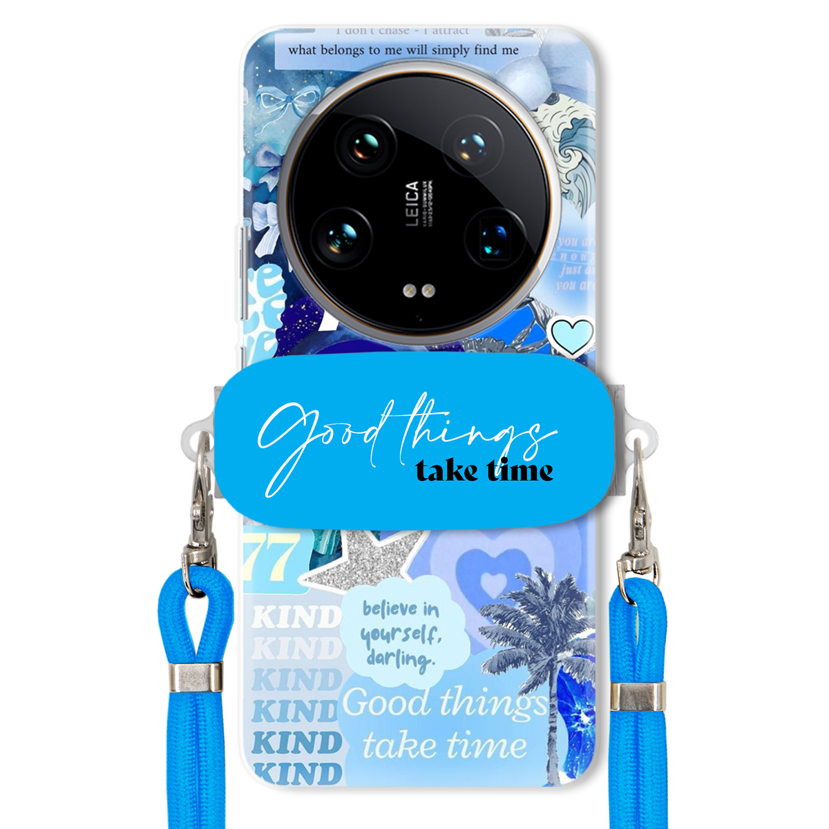 Puzdro pre Xiaomi 14 Ultra Držiak Crossbody vodítko Good Things Sea Lata