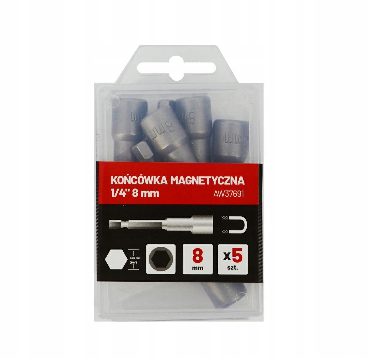 

Aw Końcówka Magnetyczna 1/4" 8mm