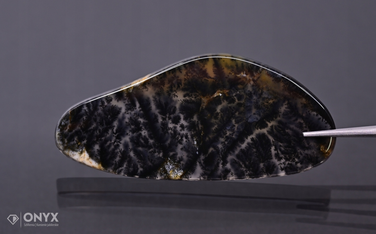 Dendritový achát z Kazachstánu nepravidelná destička