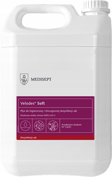 Medisept Velodes Soft płyn 5 L Dezynfekcja rąk i skóry