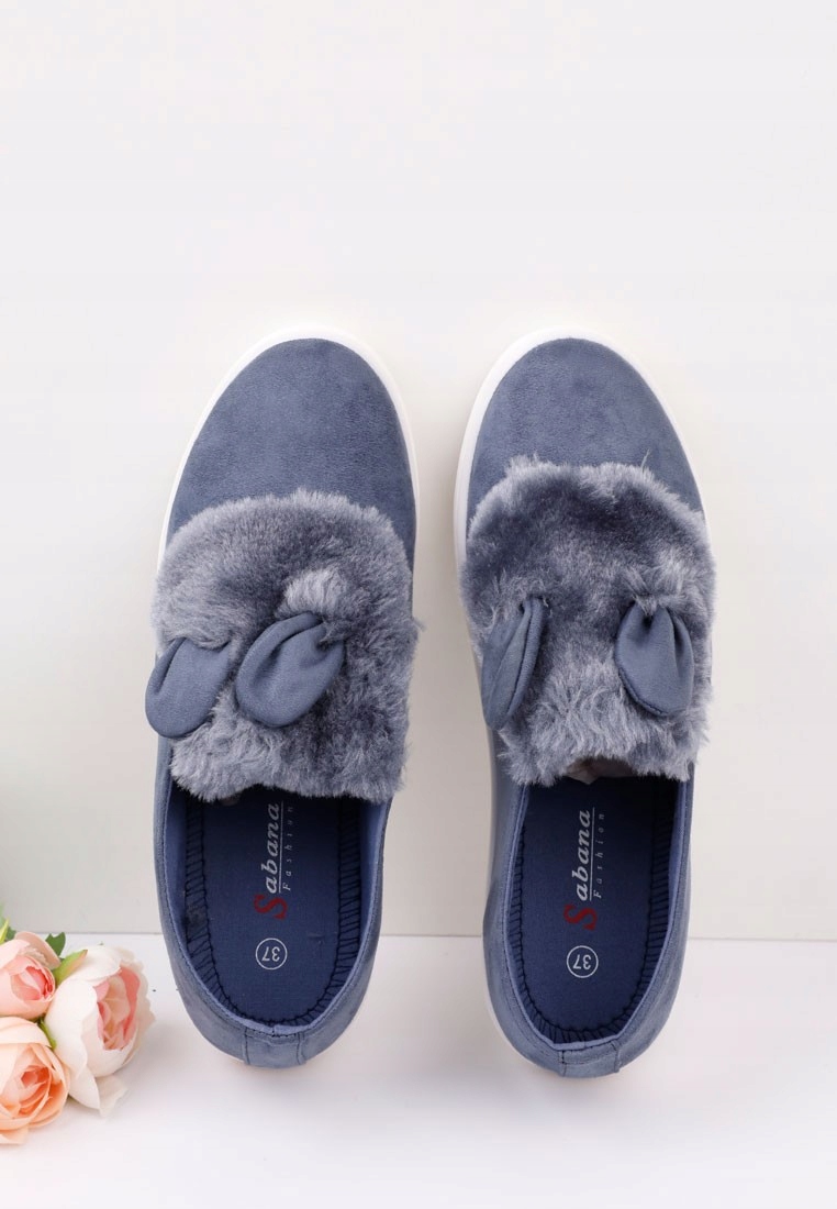 Slip on niebieskie 3 Ewald 38 Niebieski Marka inna