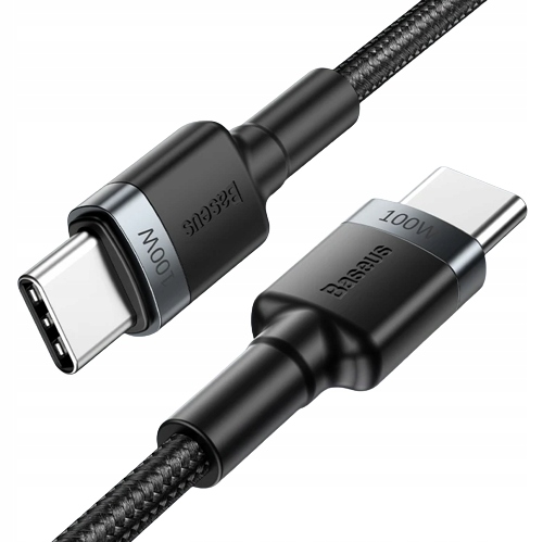 BASEUS KABEL PRZEWÓD SZYBKI USB-C - TYPE-C 100W PD QUICK CHARGE 3.0 2M
