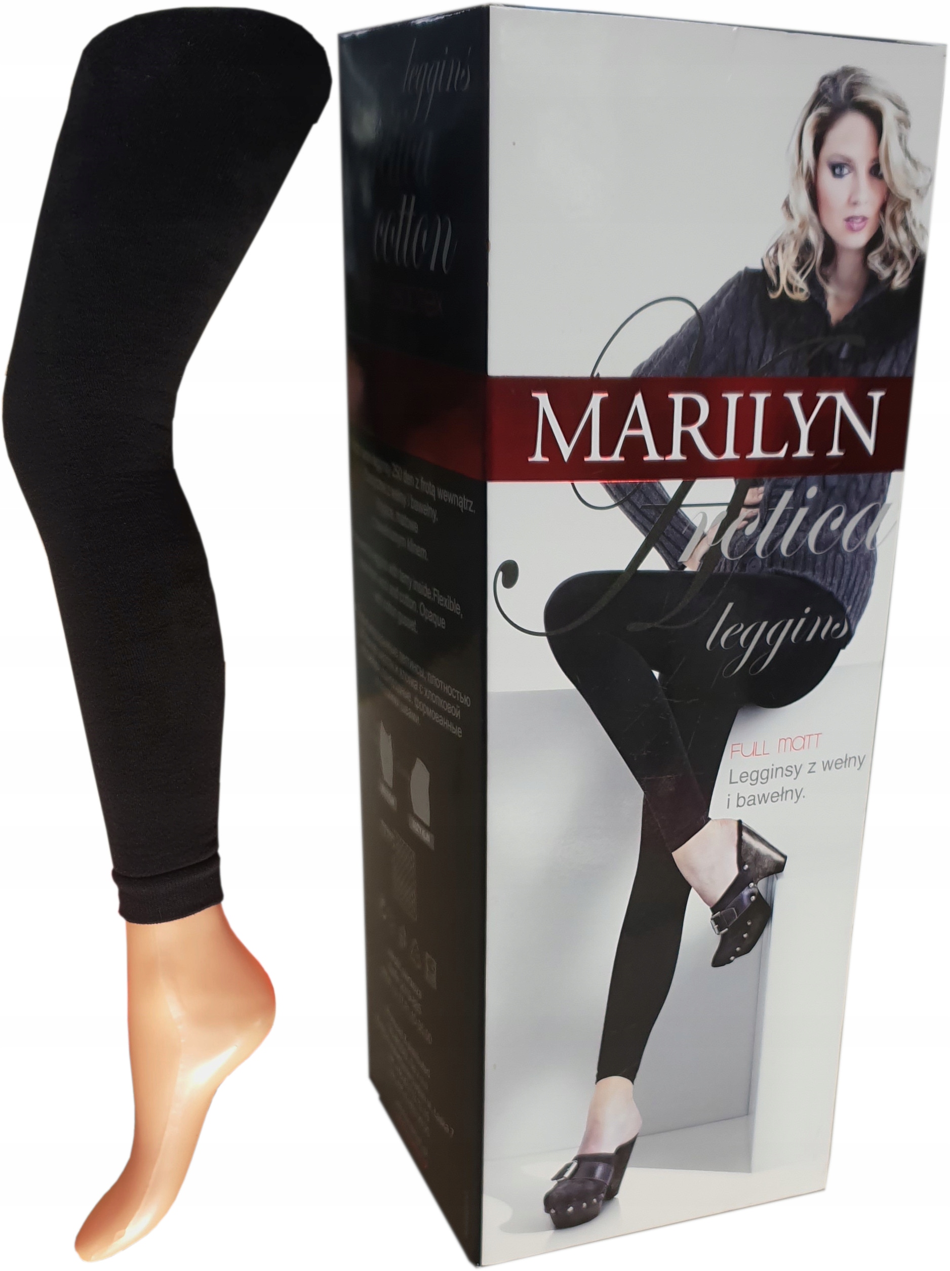 

leginsy ciepłe getry z frotką Marilyn Arctica 250