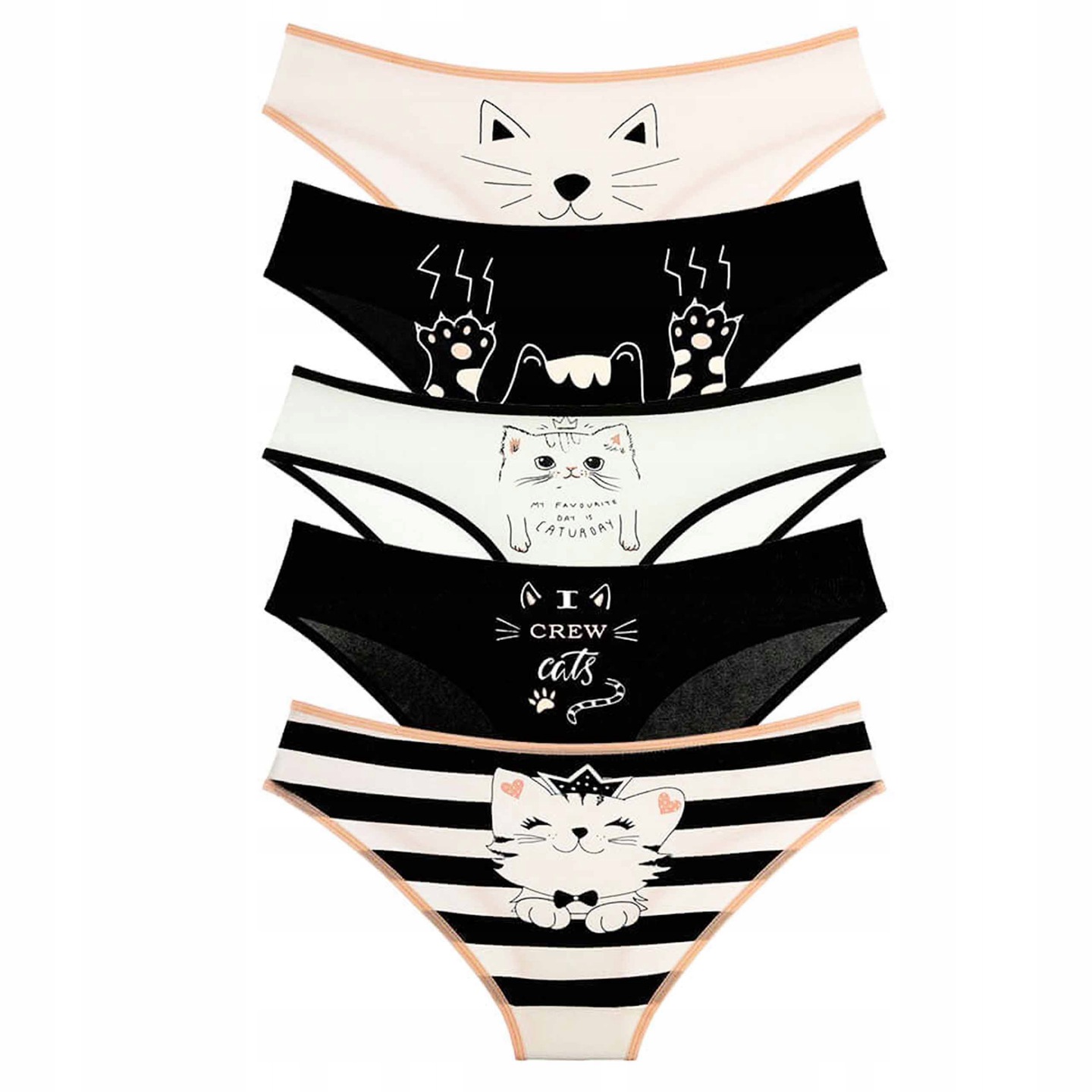 5 SZTUK MAJTKI FIGI dziecięce 110-116