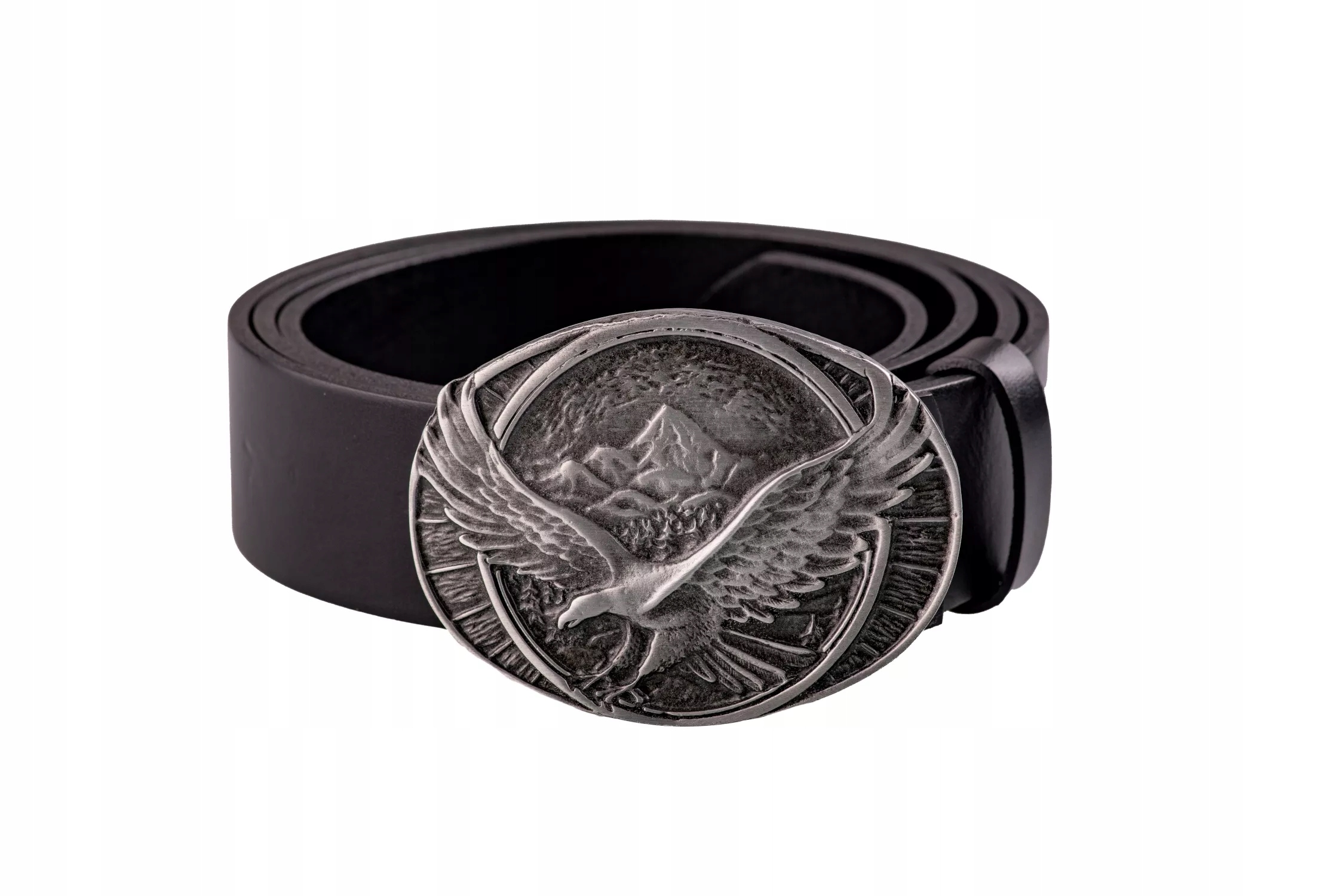 Pasek skórzany Bór Hunter Classic Mountain Eagle Silver -95