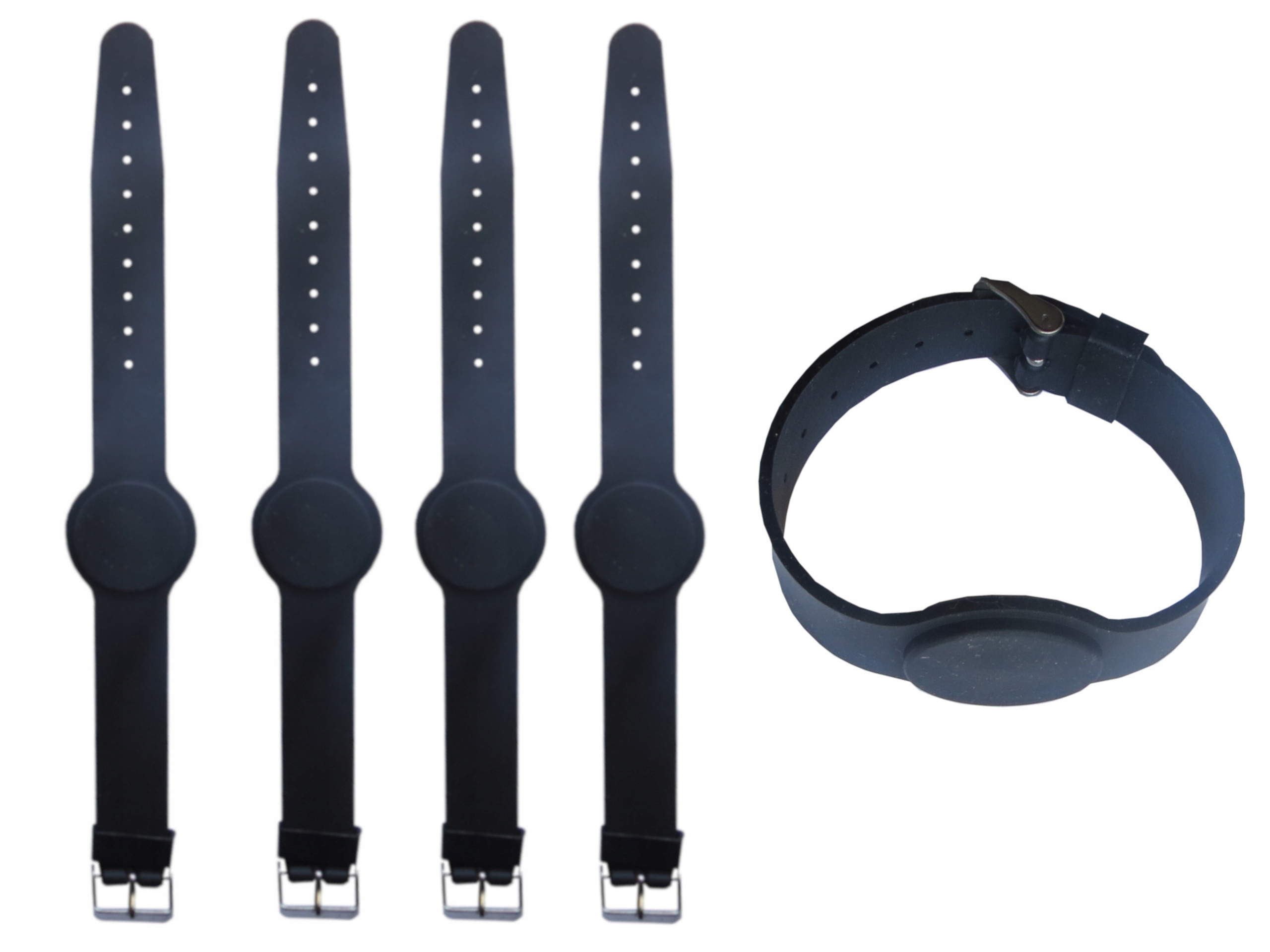 Černá bazénová programovatelná páska Tag ID T5577 Unique 125kHz 50 kusů