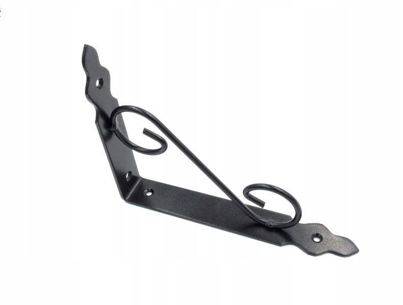 

Wspornik Kątownik Pod Półkę Ozdobny 150x200 Czarny