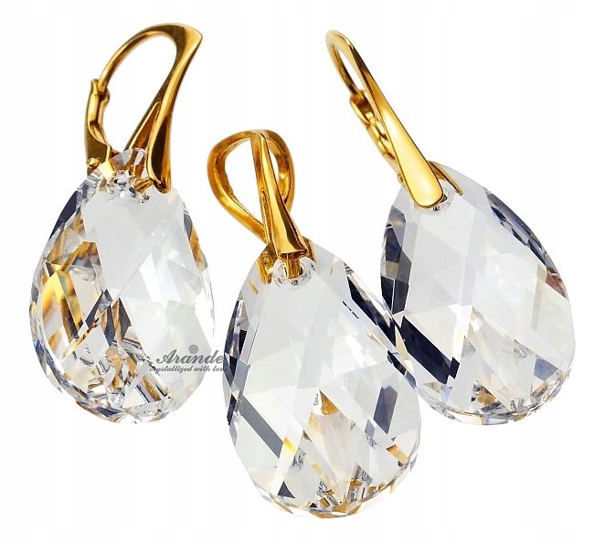 Krystaly Komplet Crystal Zlaté Stříbro Arande