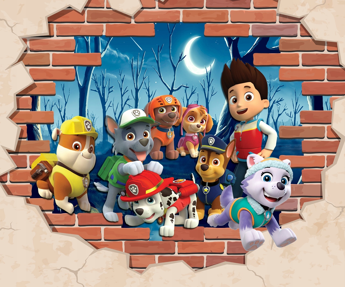 Fototapeta Psi patrol Bajka Flizelina 210 x 120