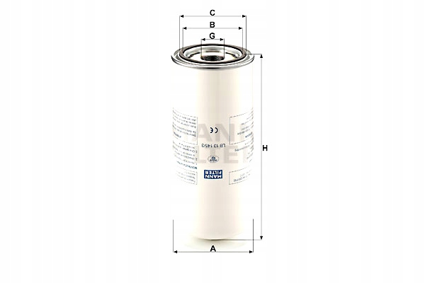 Mann-filter Priemyselný Filter Mann LB13145 3