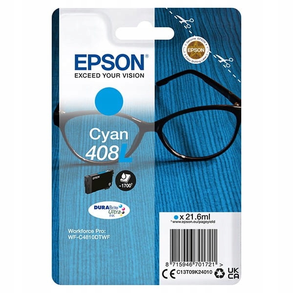 Inkoust Epson 408L T09K240 WF-C4810 modrý orig