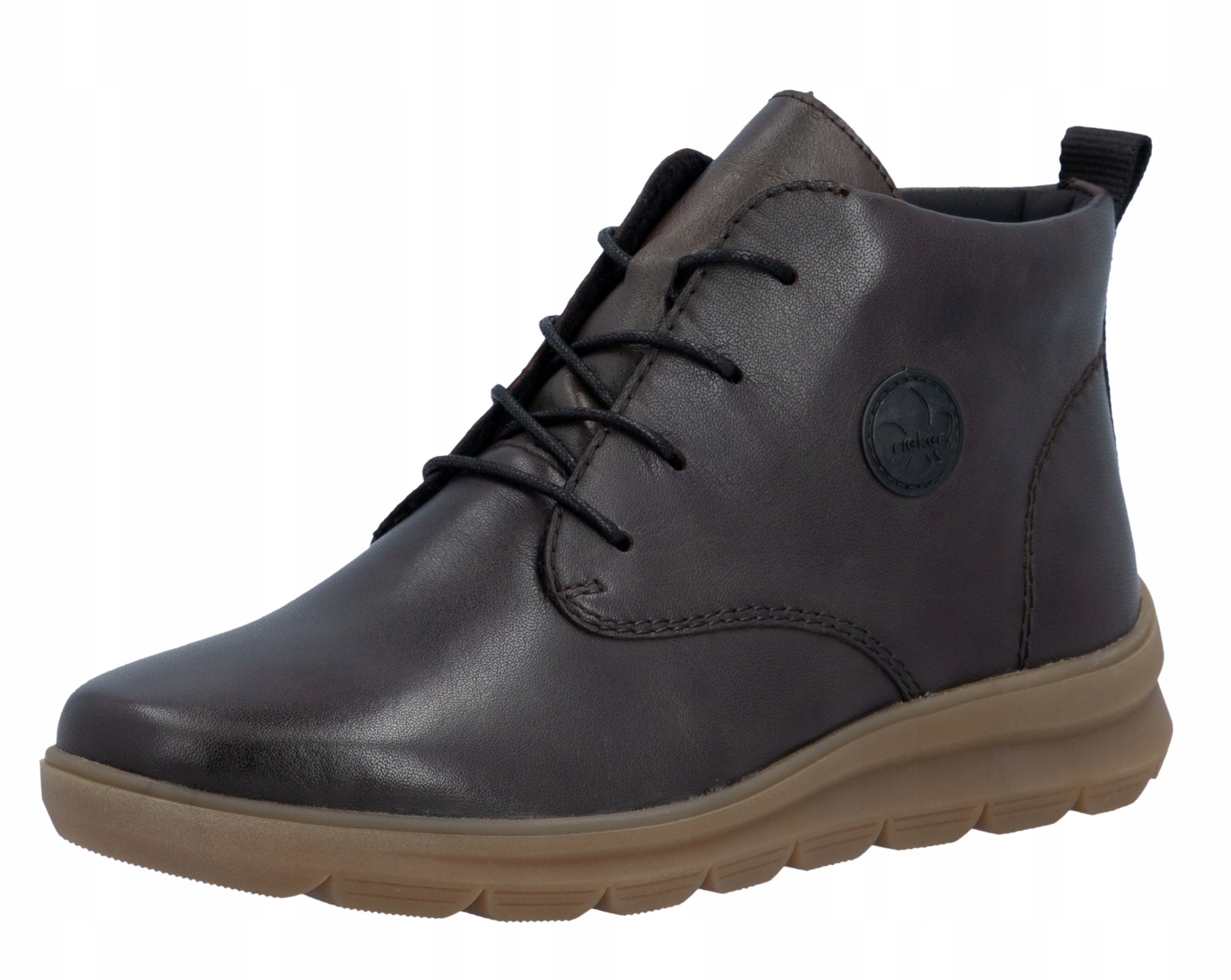 Rieker Z0022-25 vel.36 hnědé kožené kotníkové boty dámské polobotky