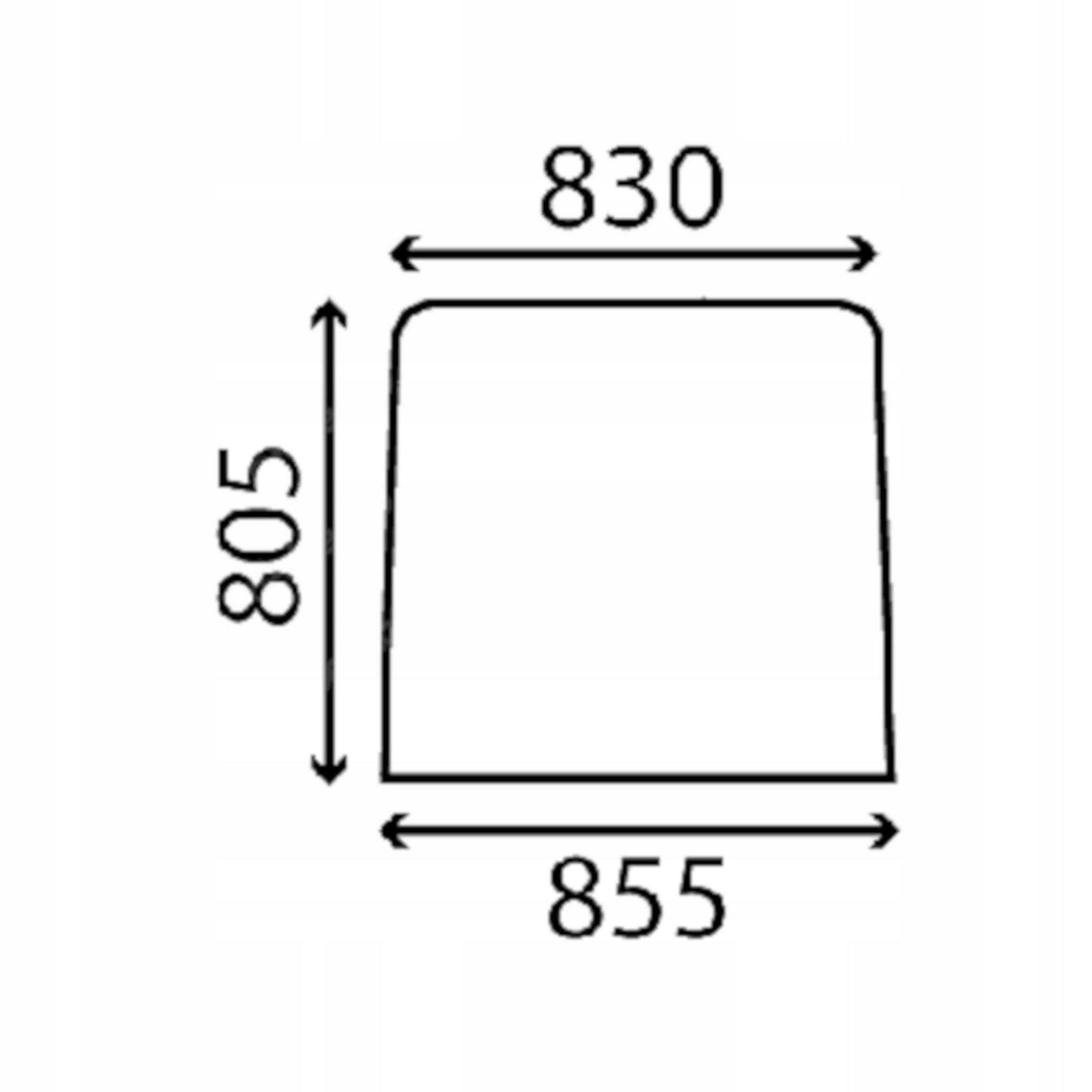sklo Valmet přední bezbarvé VT30752800