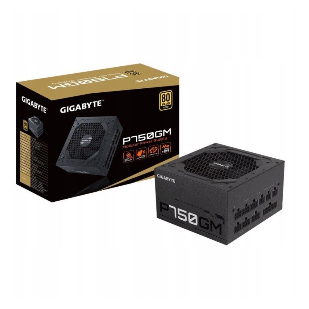 Блок живлення Gigabyte P750GM 750W 80+ Gold Модульний ATX 12V v2.3 20+4 pin
