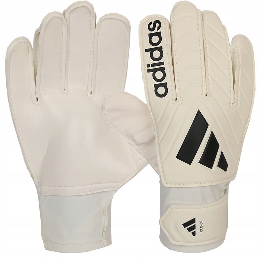 Adidas Rękawice Bramkarskie Beżowe Z Czarnym Logo IQ4015 r. 5,5
