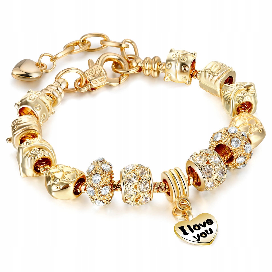 

Bransoletka Damska złota charms gold