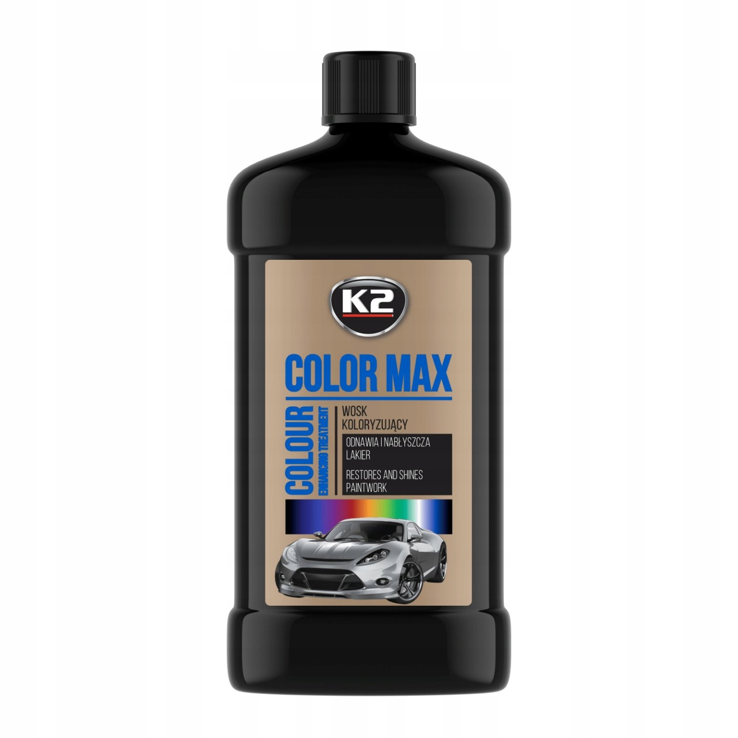 K2 WOSK CZARNY 500ML COLOR MAX 500