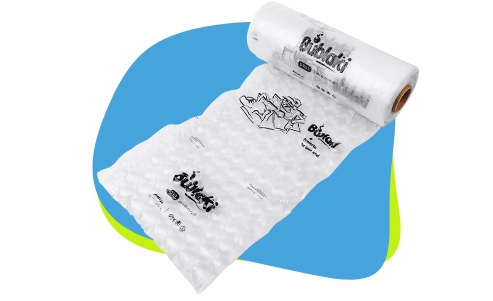 Mocne maty powietrzne wypełniacz do przesyłek Bublaki B4033 Przezroczyste Waga produktu z opakowaniem jednostkowym 4.5 kg