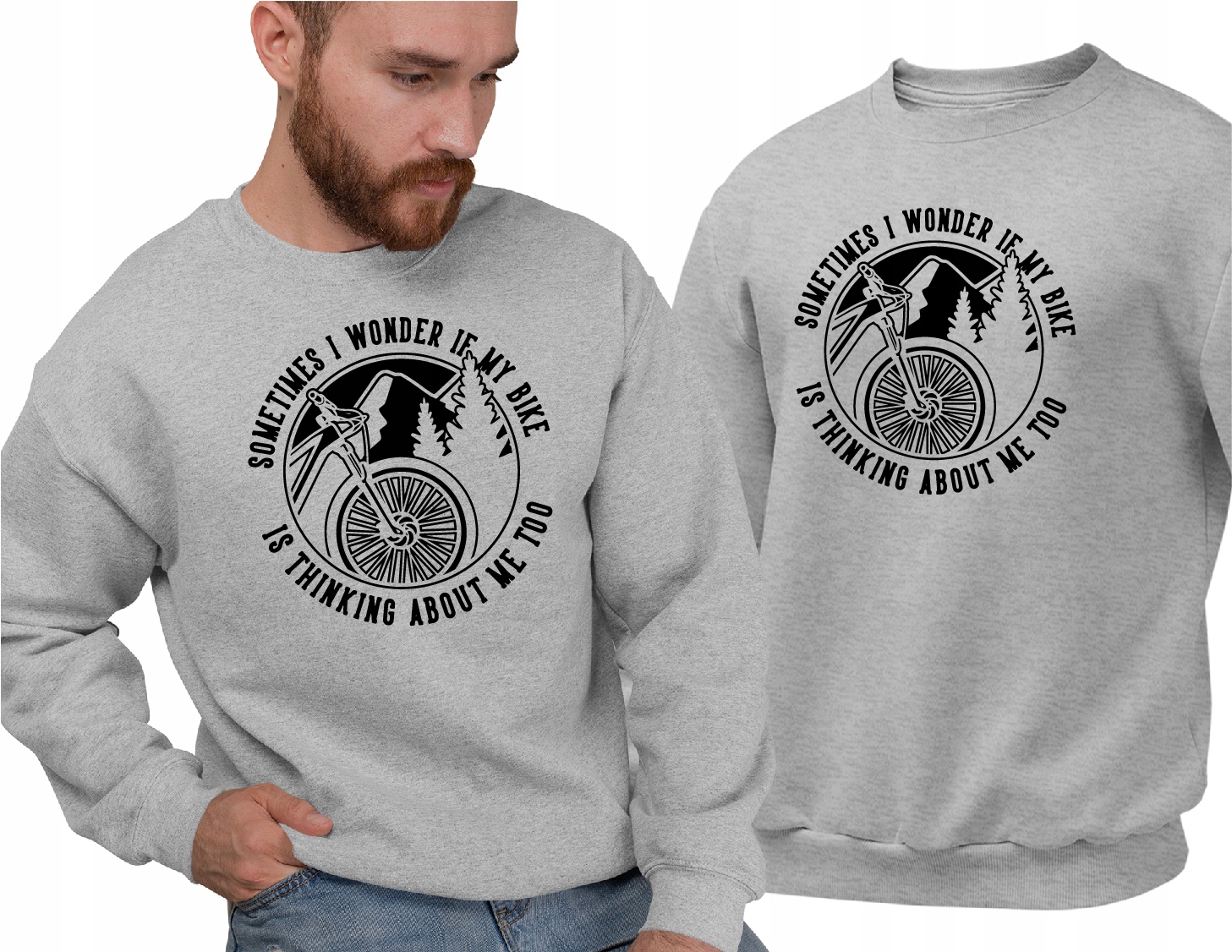 

Bluza dla rowerzysty Na Rower klasyczna męska