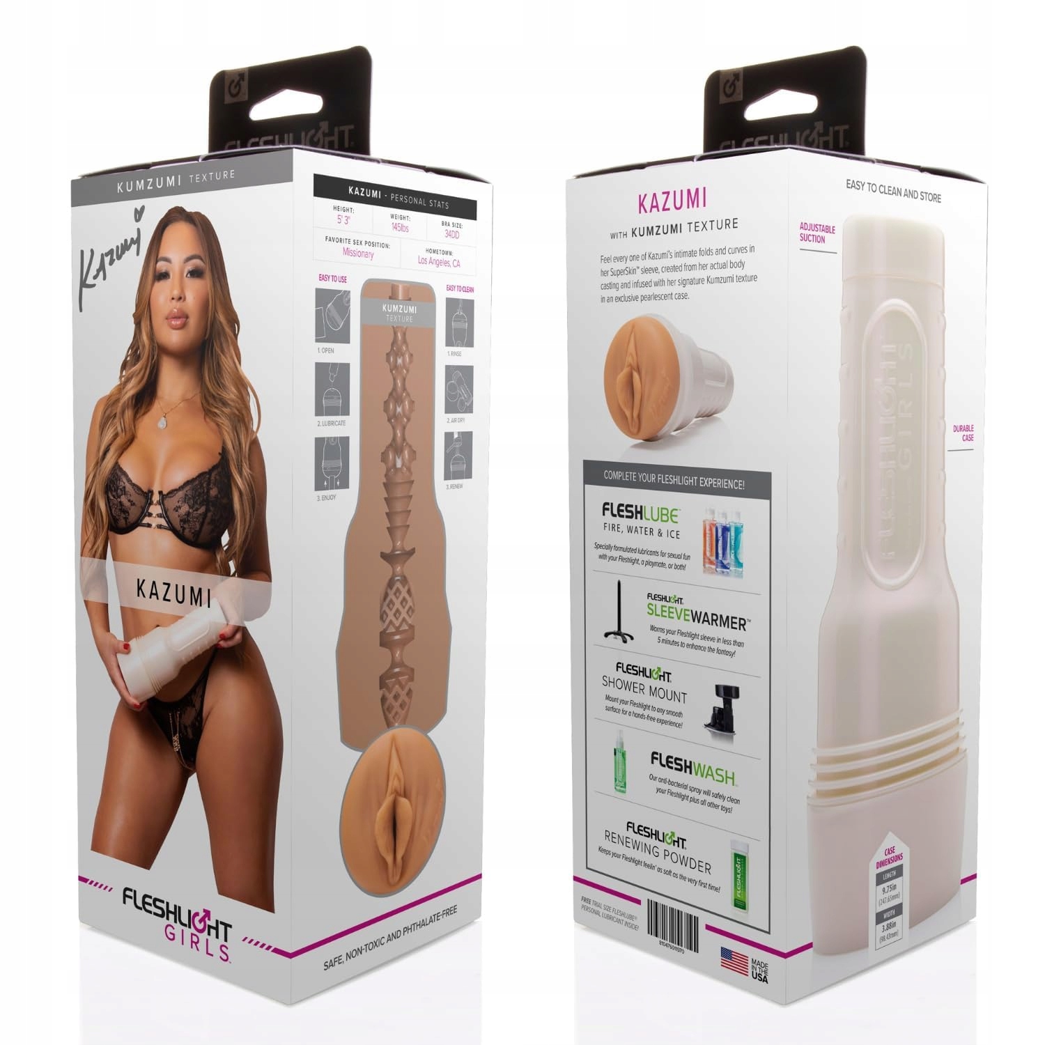 FLESHLIGHT Kazumi Kumzumi Realistyczny Masturbator Dla Mężczyzn — miniatura 7
