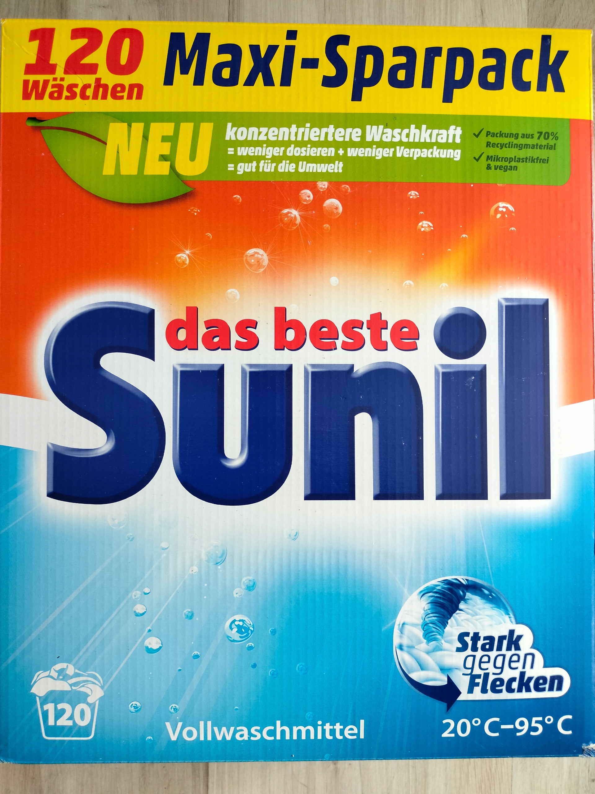 Sunil univerzální prášek 120p 6 kg