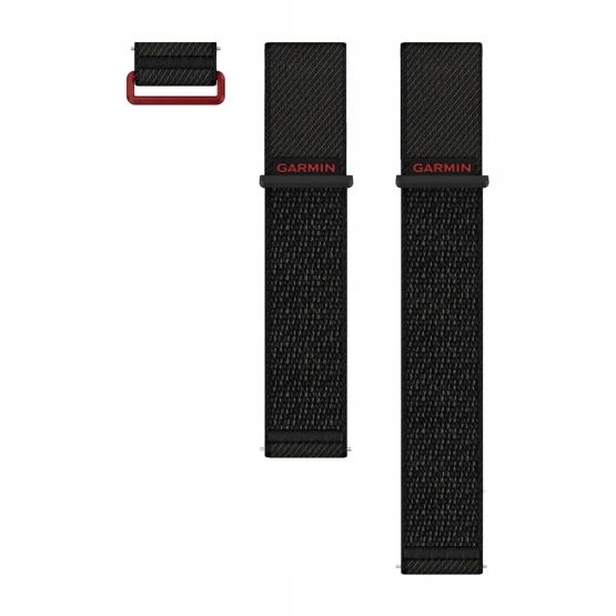 Garmin Pasek Nylonowy Comfortfit 24mm Venu X1 Czarny