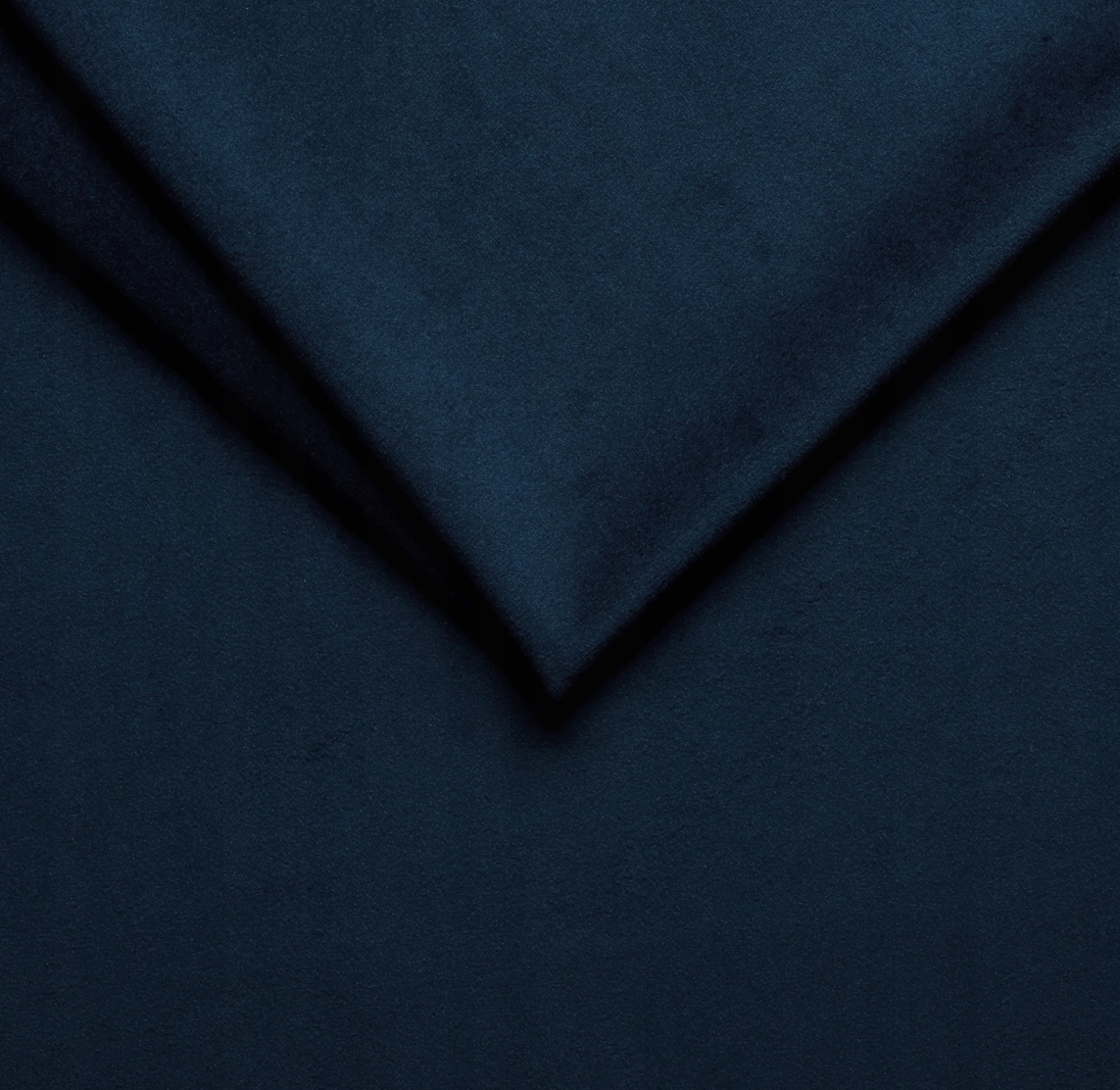 

Tkanina Materiał Welur Velvet Plusz Navy Blue