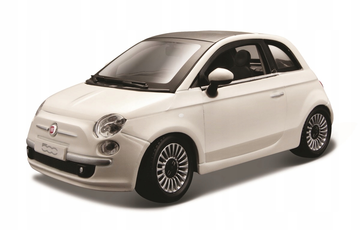 Fiat 500 White 1:24 Bburago Bburago 441407