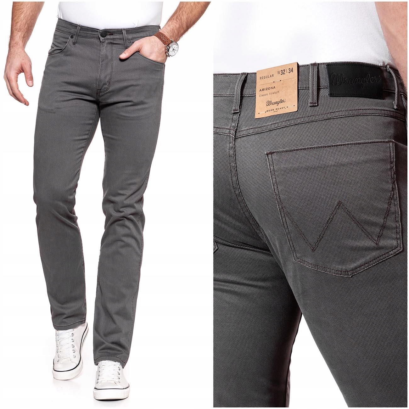 

Wrangler Arizona Męskie Spodnie Materiał W32 L34