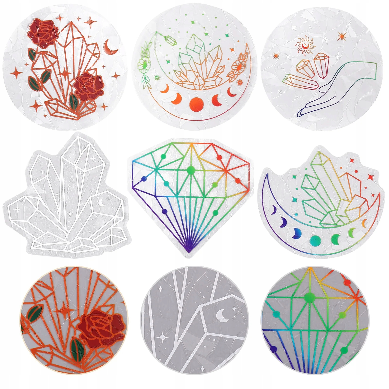 Pvc Window Cling Witraż Naklejka Pryzmat Marka inna