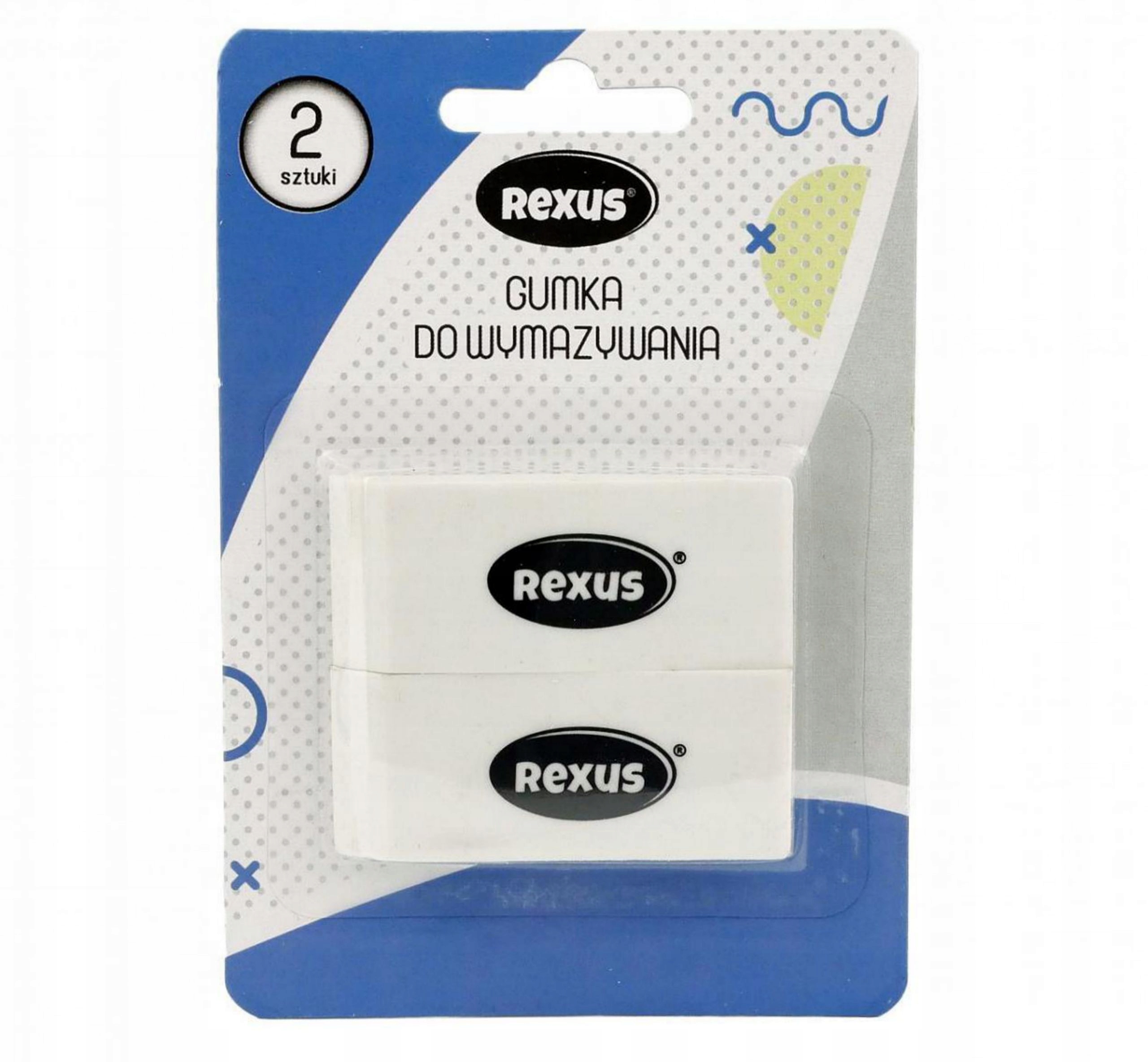 

Gumka Do Mazania 2 Sztuki Na Blistrze Gumki Rexus