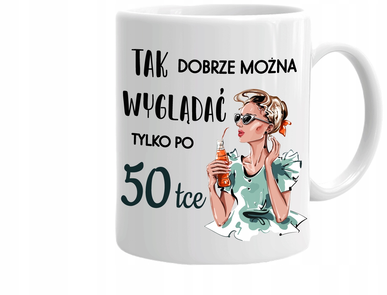 

Kubek na 50-te Urodziny 50 Lat dla Kobiety