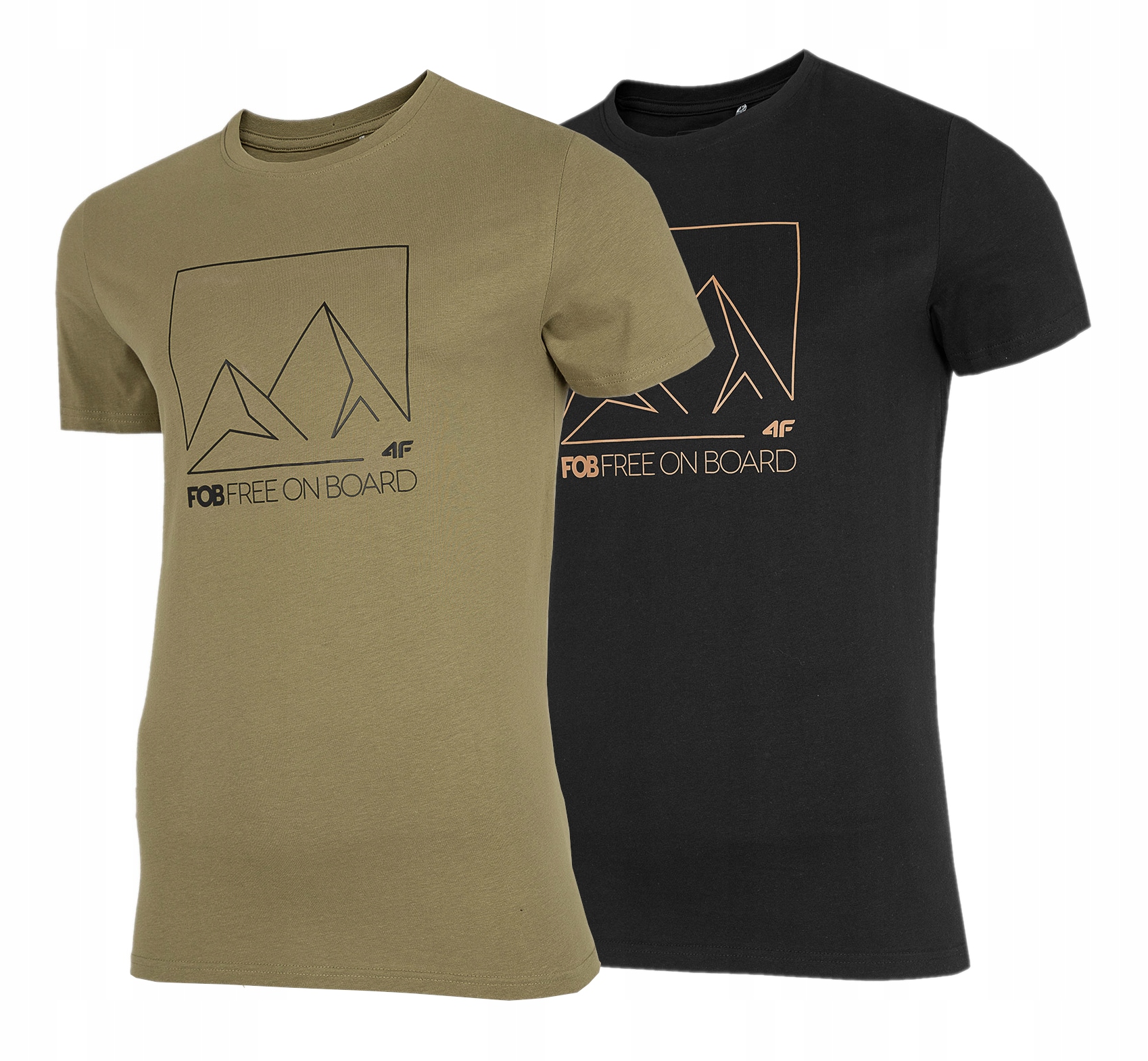 

4F T-shirt Koszulka Męska Zestaw 2 Szt TSM025