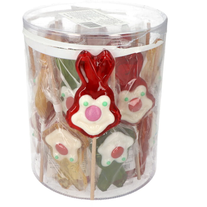 Levně Lízátko Zajíček Králíček (34 G) 30 Ks Na Velikonoce