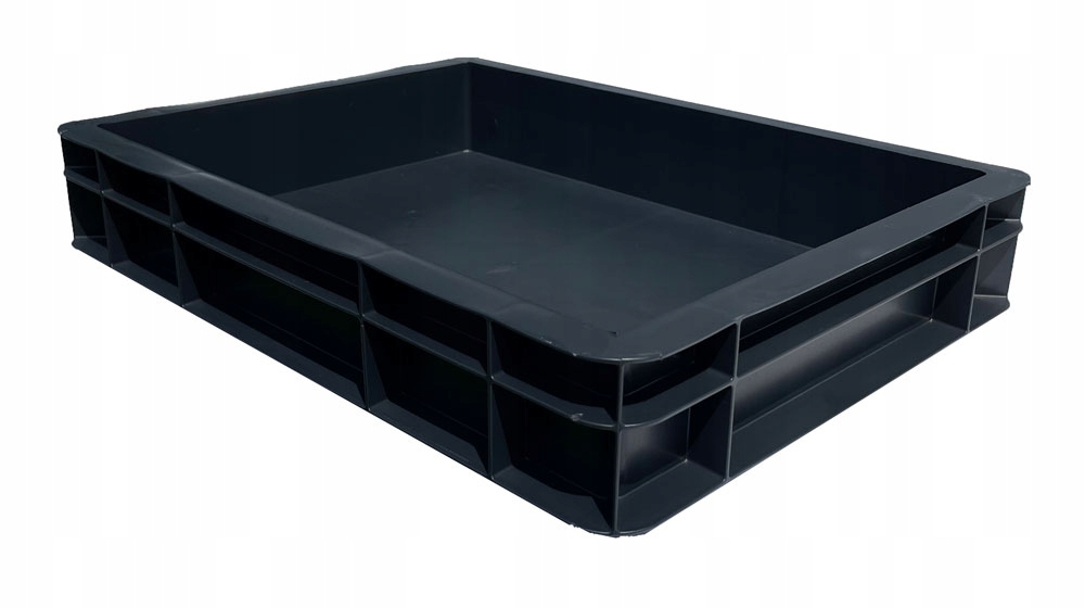 

Pojemnik Magazynowy 400X300X70 Wzmocniony Czarny