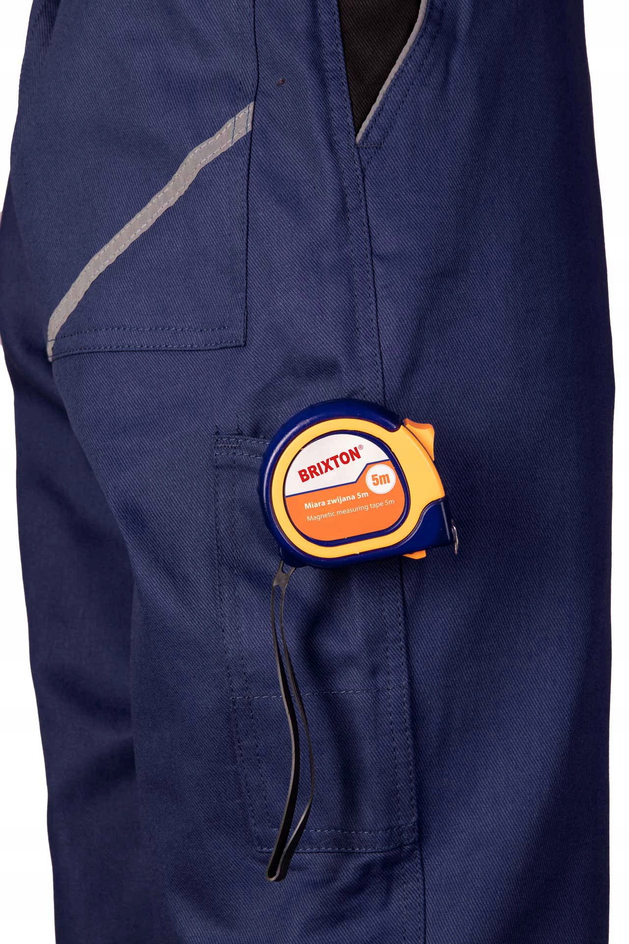 SPODNIE ROBOCZE OCHRONNE MONTERSKIE BAWEŁNA 100% Stan opakowania oryginalne