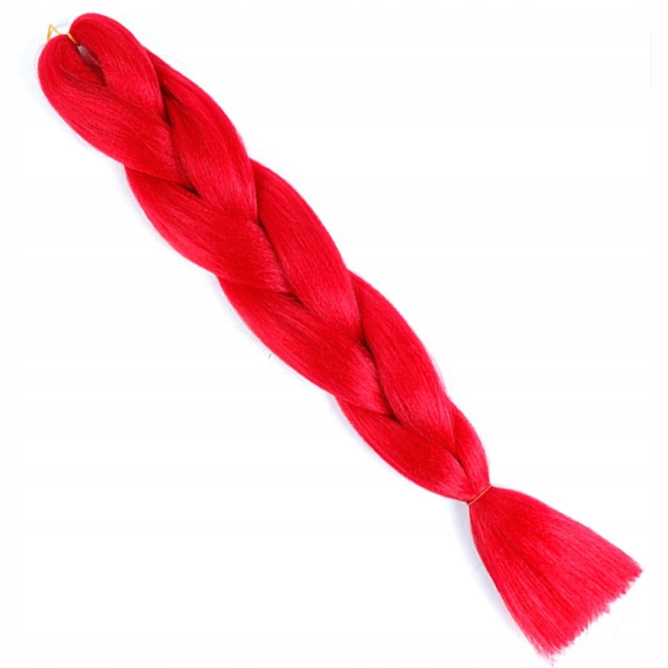 WŁOSY SYNTETYCZNE KOLOROWE WARKOCZYKI PASMA OMBRE