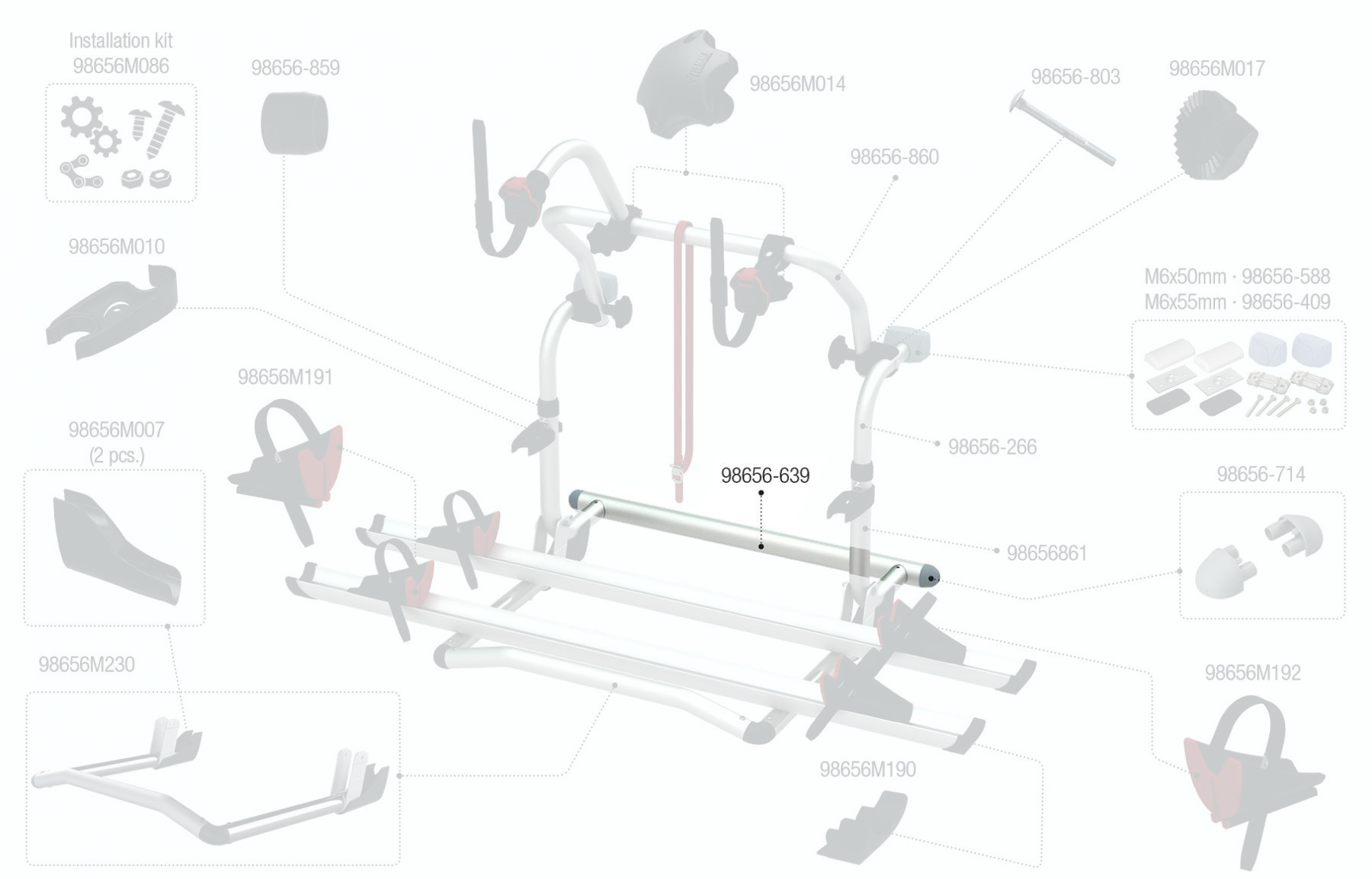 SZYNA MONTAŻOWA BAGAŻNIKA ROWEROWEGO FIAMMA PRO C Marka Fiamma