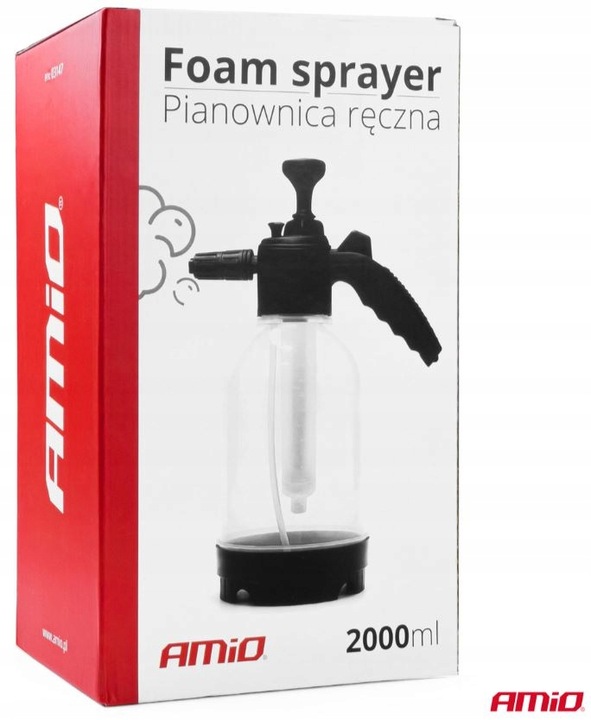 OPRYSKIWACZ CIŚNIENIOWY PIANOWNICA RĘCZNA 2 L AMiO EAN (GTIN) 5903293031476