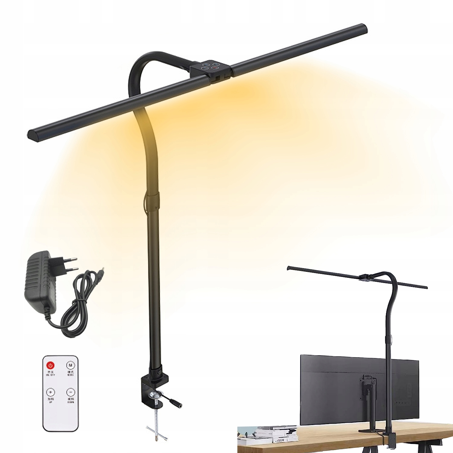 Led stolní lampa na školní stůl Noční Lampa Kreslící lampa nastavitelná 24W