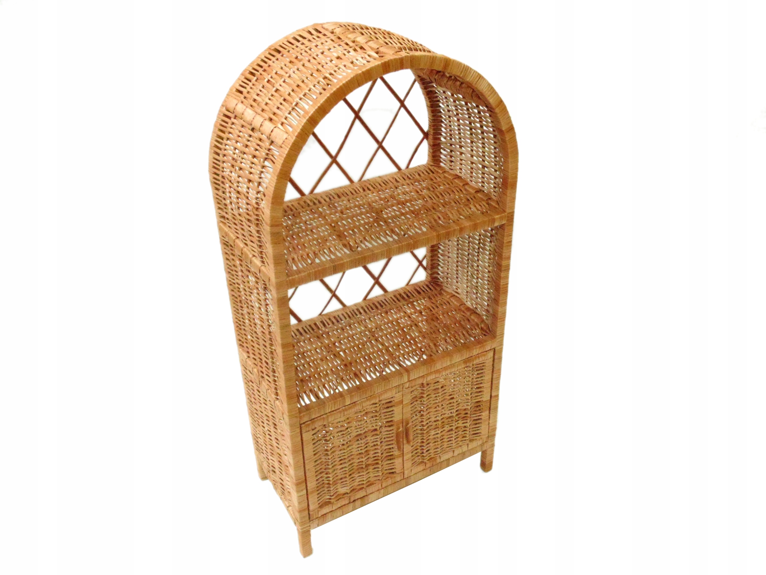 SZAFKA WIKLINOWA - PÓŁOKRĄGŁA PÓŁKA głębokość 30